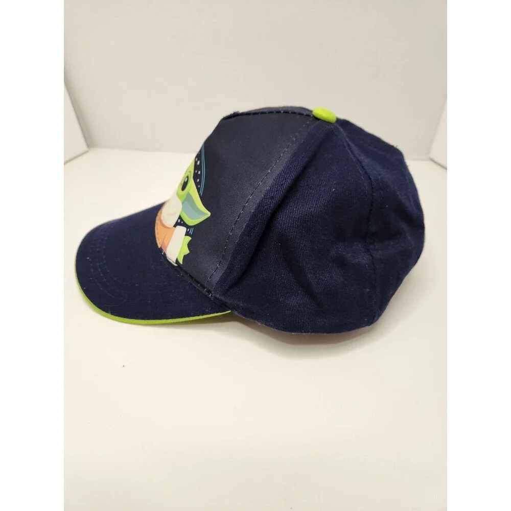 Star Wars Baby Yoda Grogu Hat Cap Snap‎ Back Blue Kids Youth Adjustable OSFA